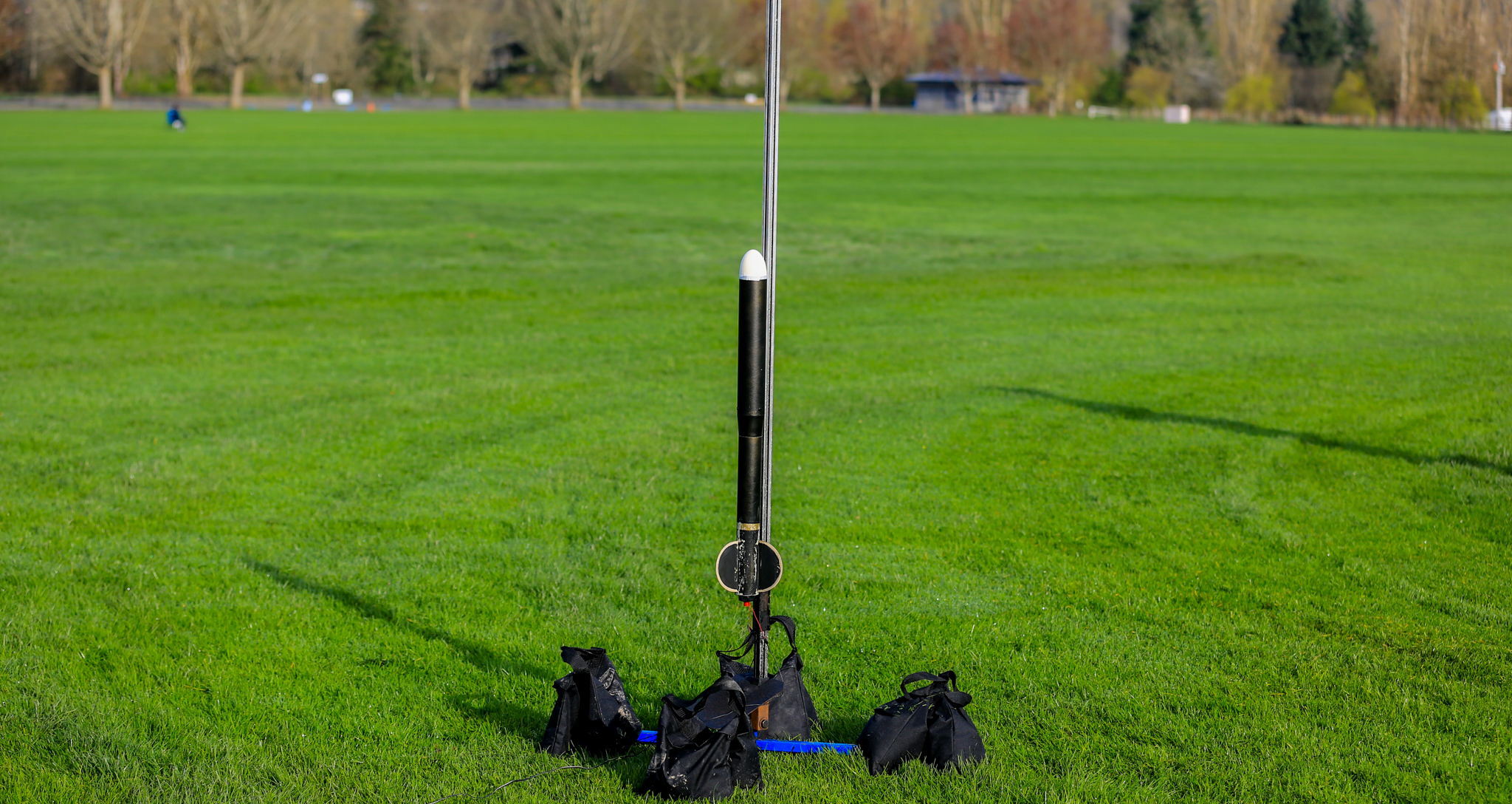 Rocket preparation at 60 Acres North Field