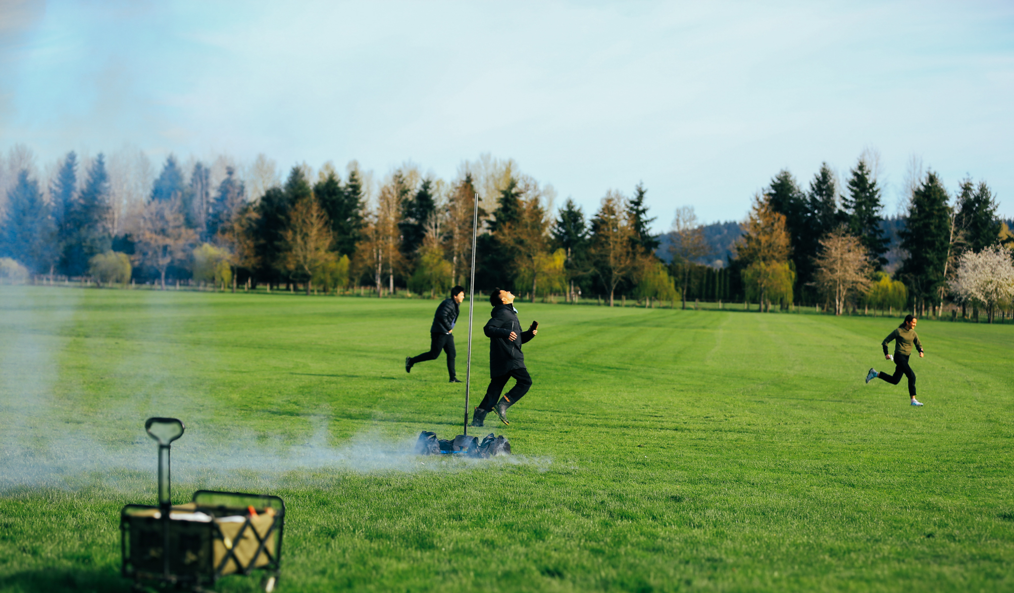 Chasing the rocket